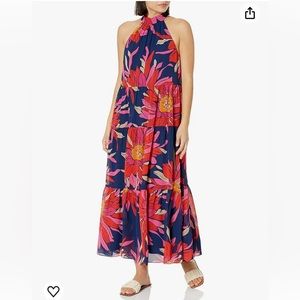 Trina Turk floral midi dress